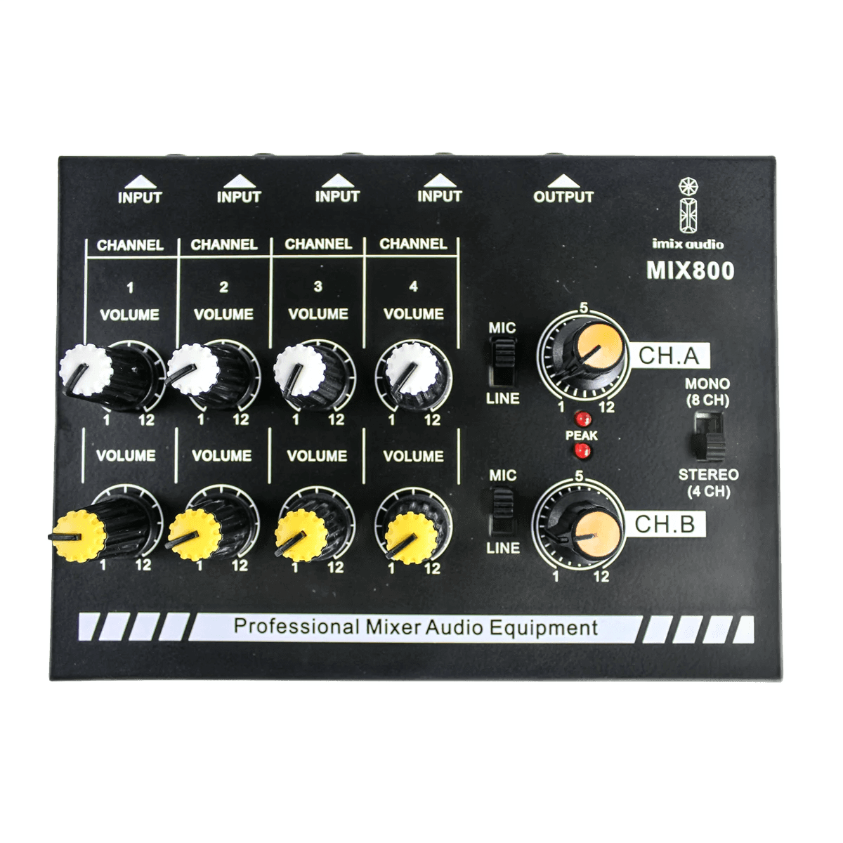 MIX800 8 Channel Analogue Line Mixer