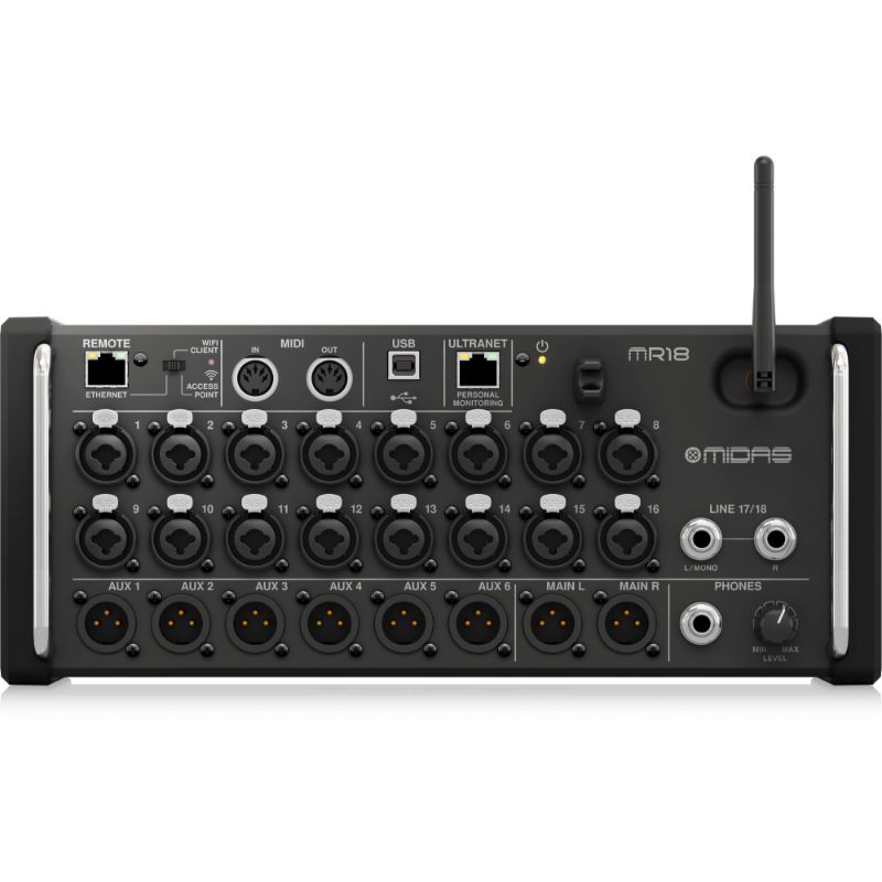 Midas MR-18 18-Input Digital Mixer