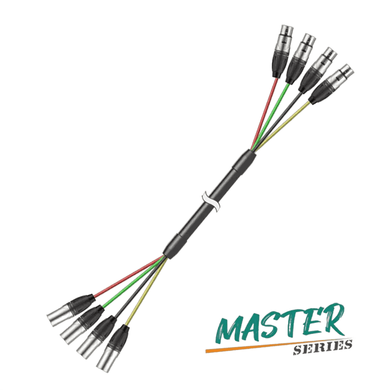 ROXTONE STAGE LOOM 4 x XLR MALE – 4 x XLR FEMALE 6M