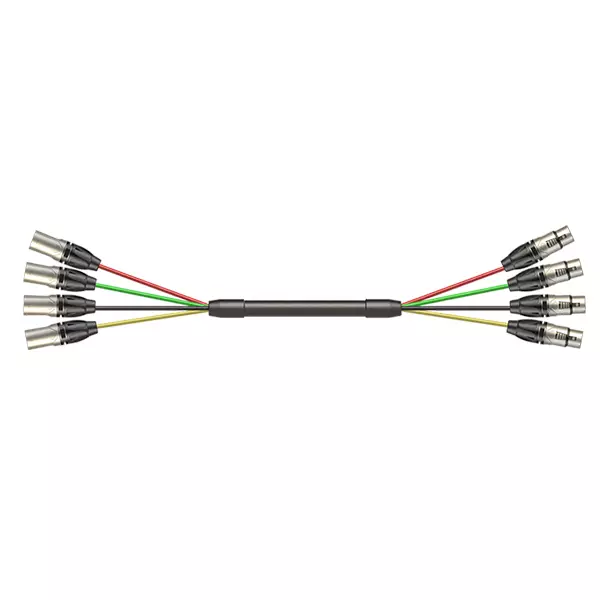 Roxtone Stage LOOM 4X XLR MALE 4X XLR Female 6M