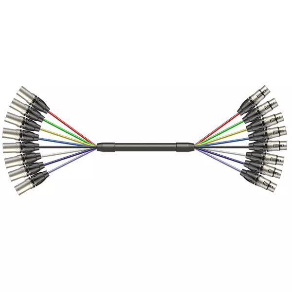 Roxtone Stage LOOM 8X XLR MALE 8X XLR Female 3M
