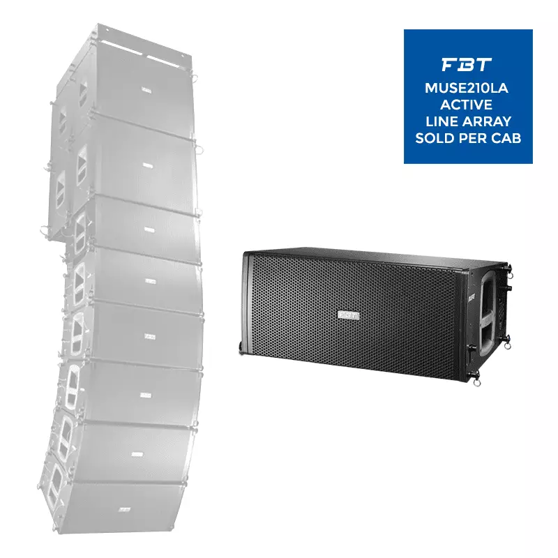 FBT – MUSE210LA ACTIVE LINE ARRAY 2x10in 600W + 300W RMS