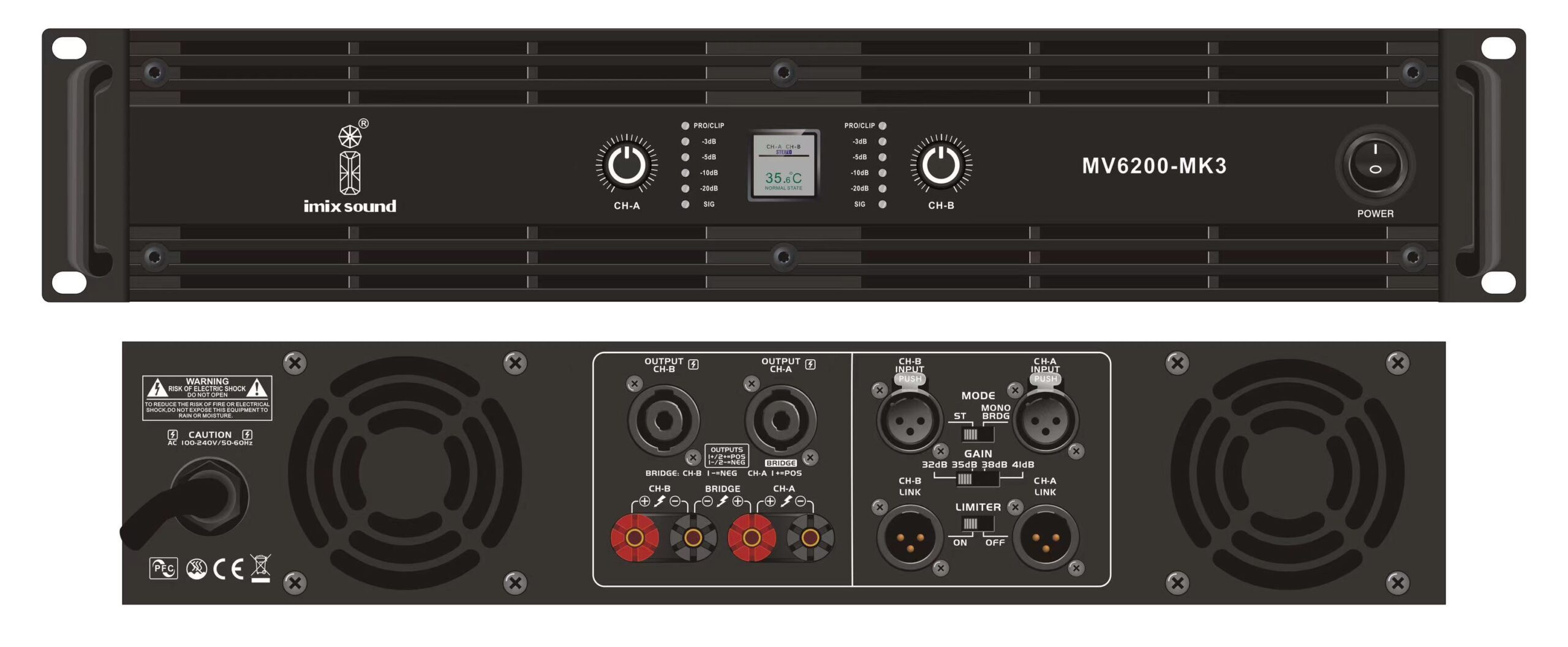 MV6200-MK3 Power Amplifier