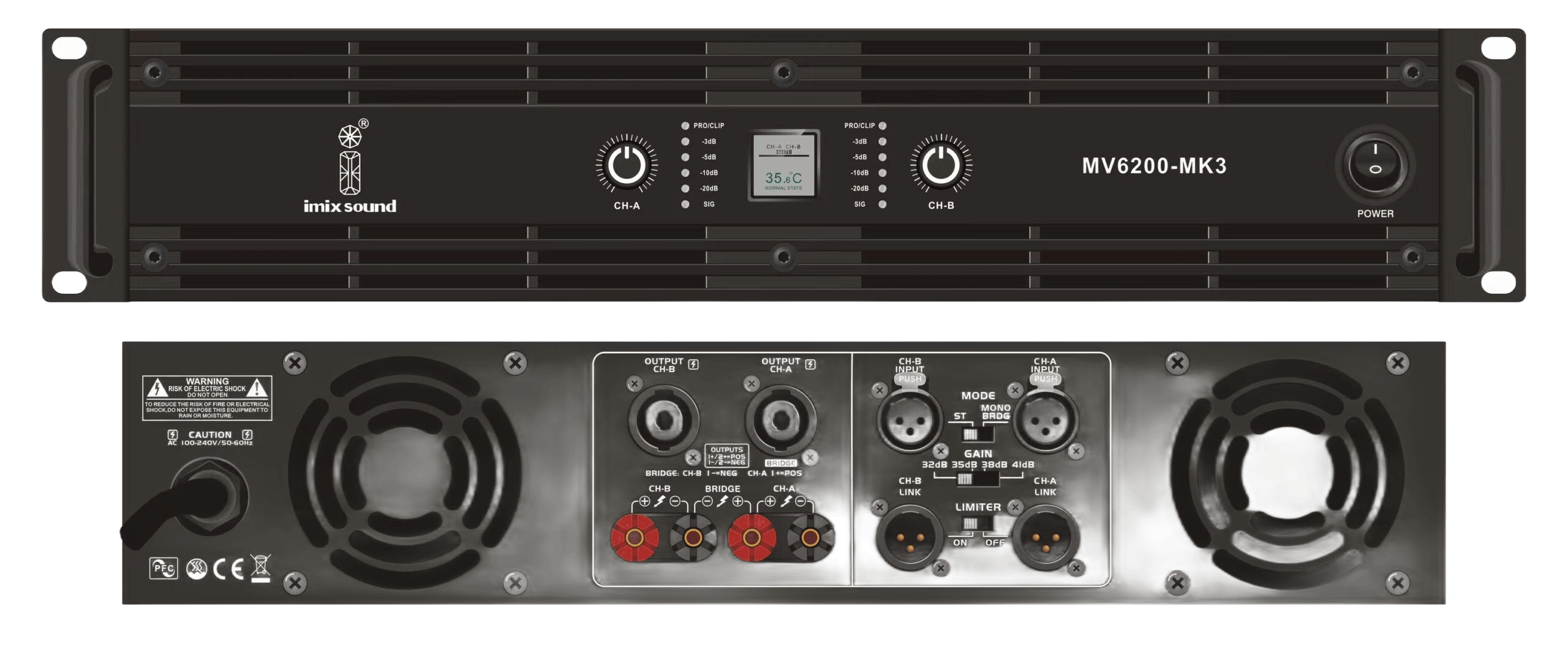 MV6200-MK3 Power Amplifier