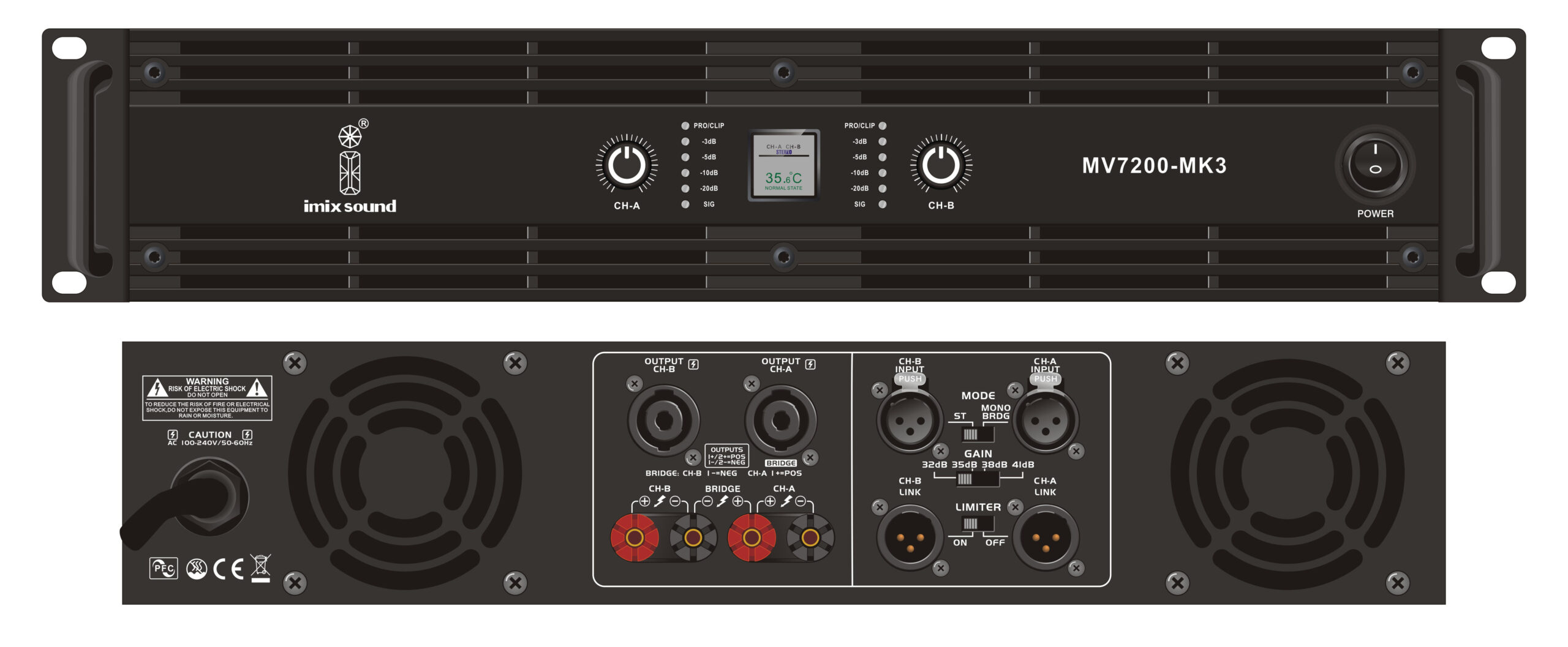 MV7200-MK3 Power Amplifier