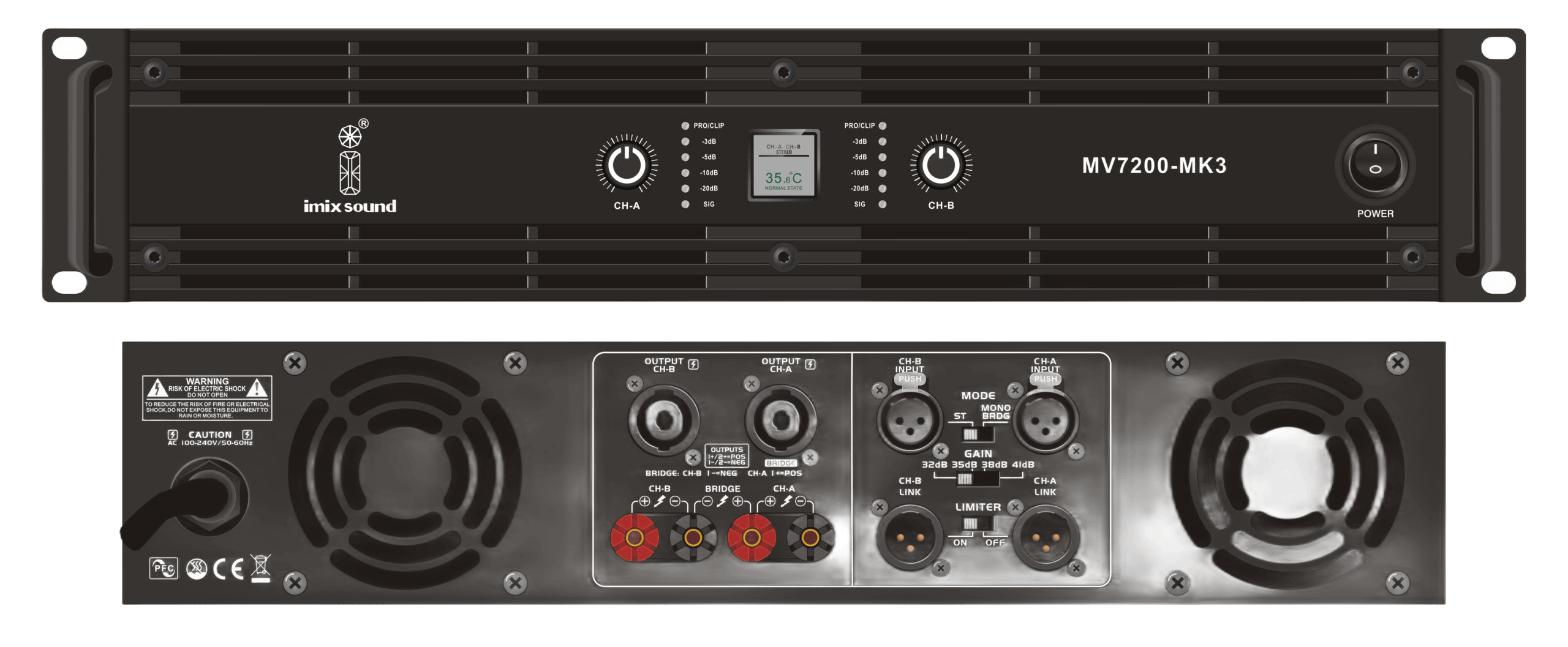MV7200-MK3 Power Amplifier
