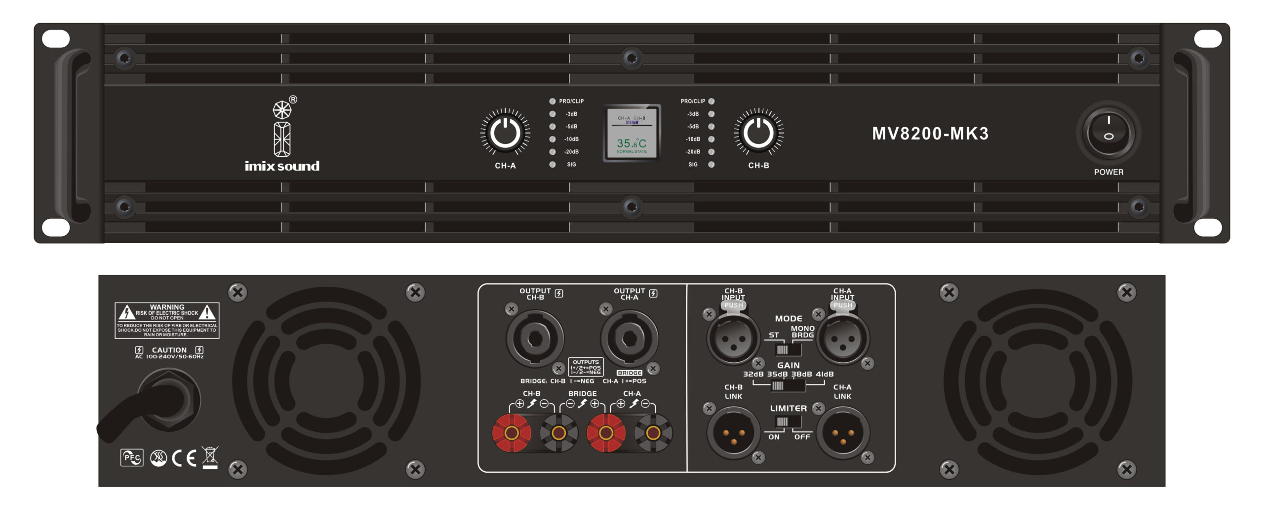 MV8200-MK3 Power Amplifier