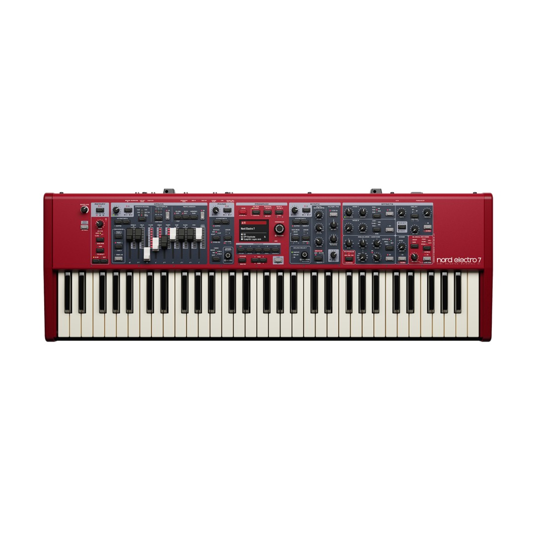 NORD Electro 7 61 61-NOTE SEMI-Weighted Waterfall Keybed