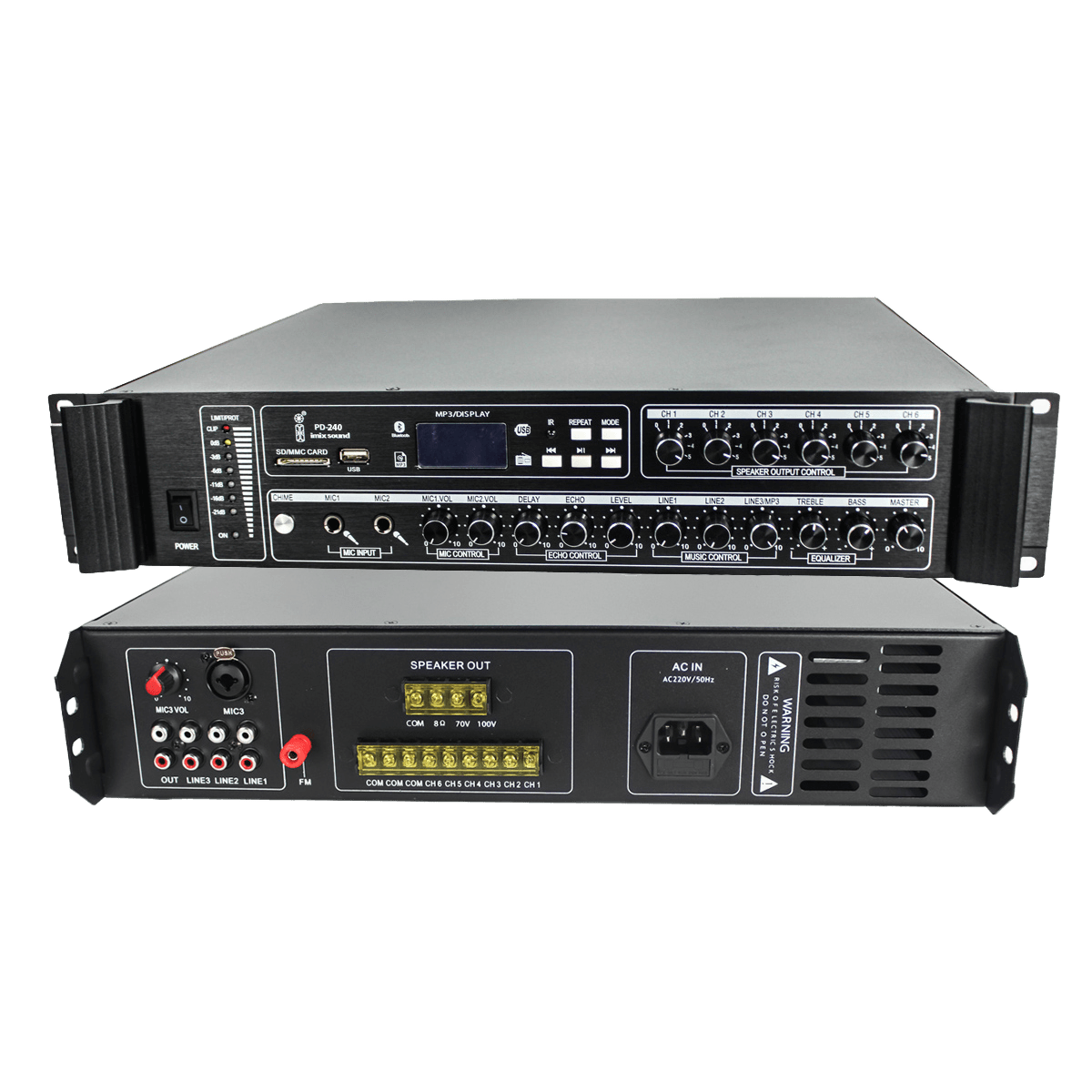 PD-240 240W Public Address Amplifier