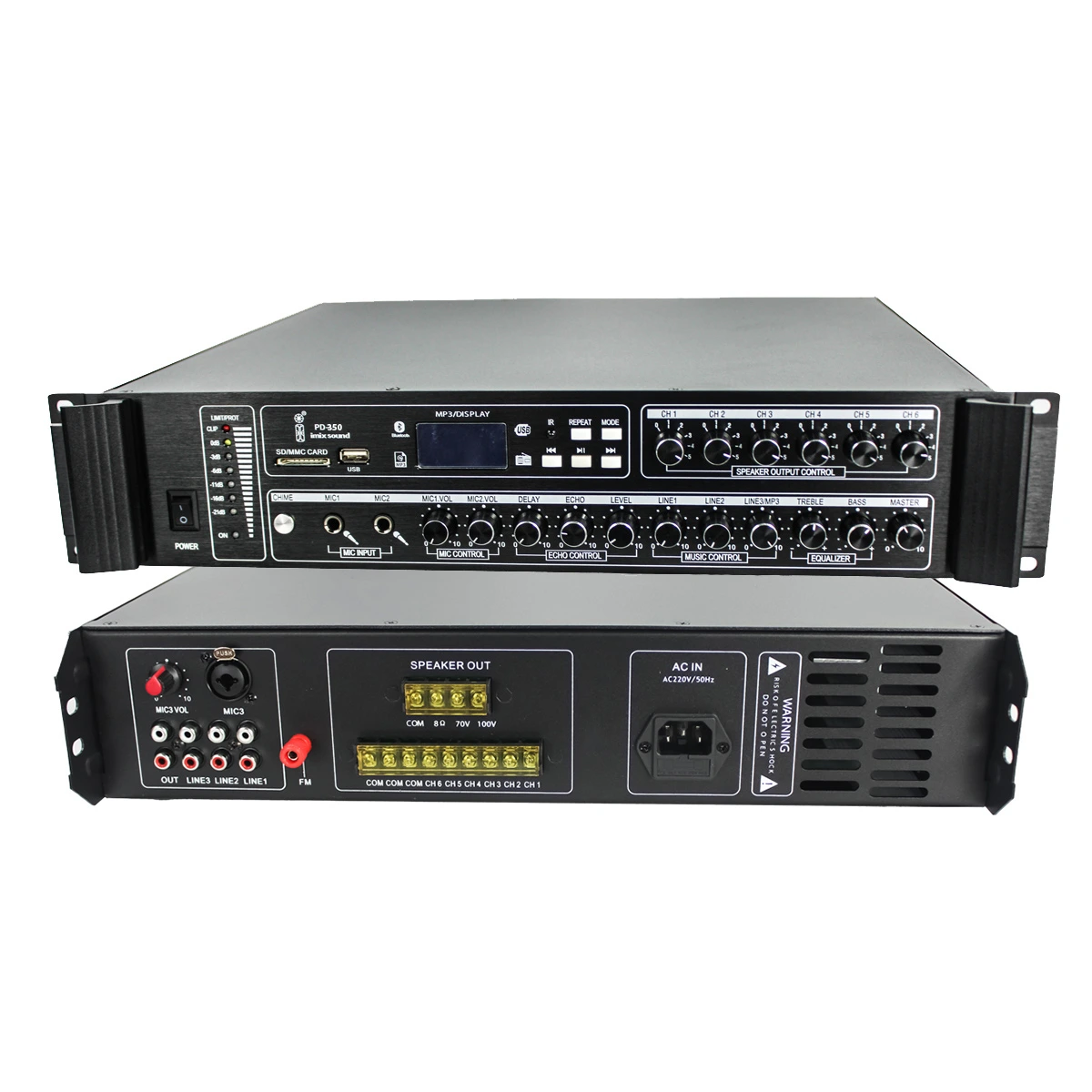 PD-350 350W Public Address Amplifier