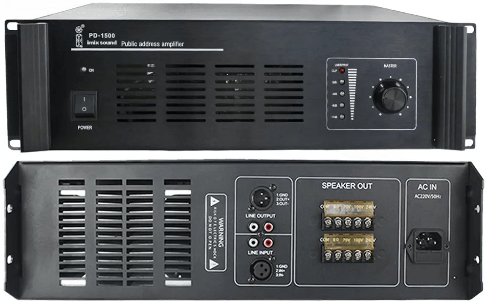 PD-1500 Public Address Amplifier (1500W)
