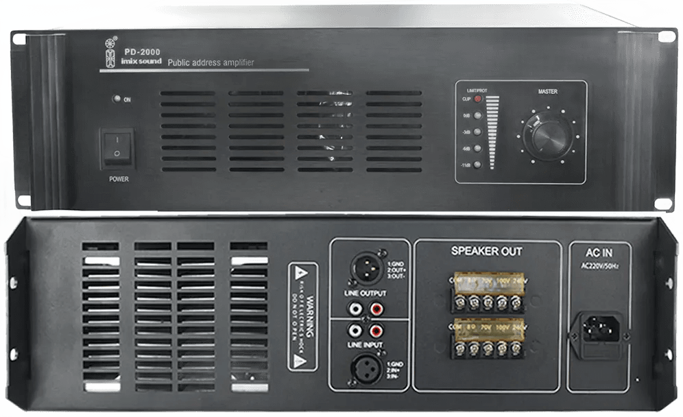 PD-2000 Public Address Amplifier (2000W)