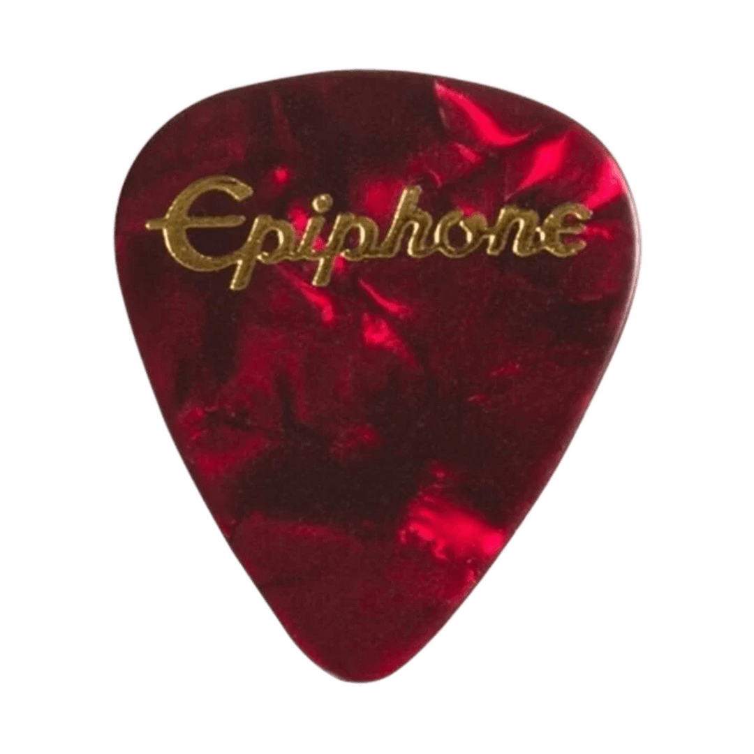 Epiphone APRE12-74T Red Pearloid Thin Picks 12 Pack