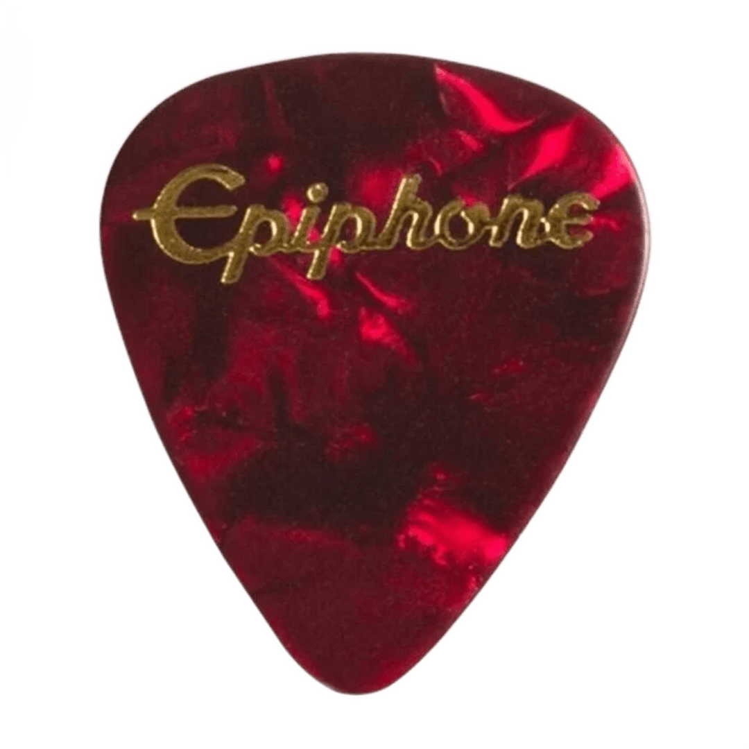 Epiphone APRE12-74M Red Pearloid Medium Picks 12 Pack