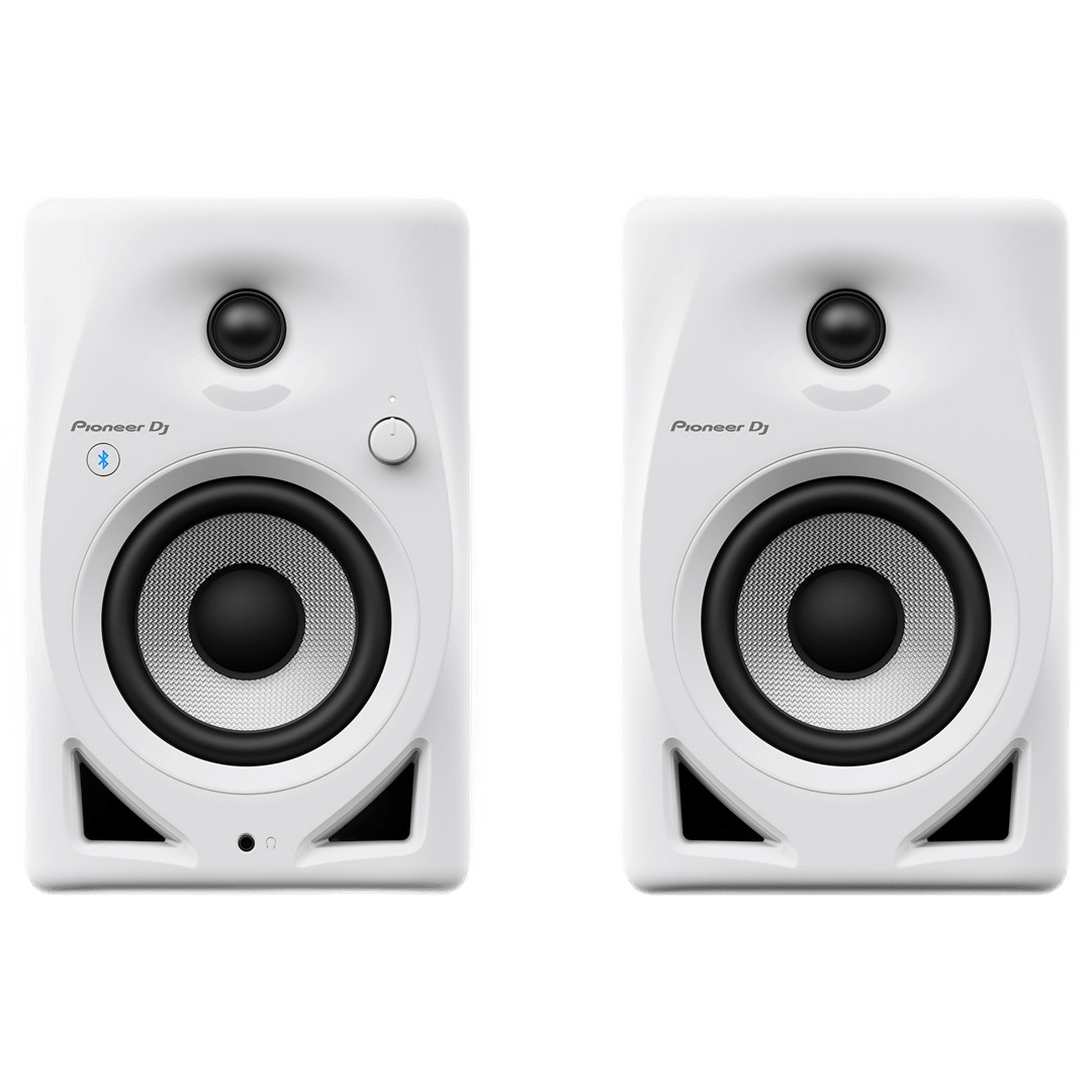 Pioneer DJ DM-40D-BT-W 4” White Desktop Monitors-Bluetooth(pair)