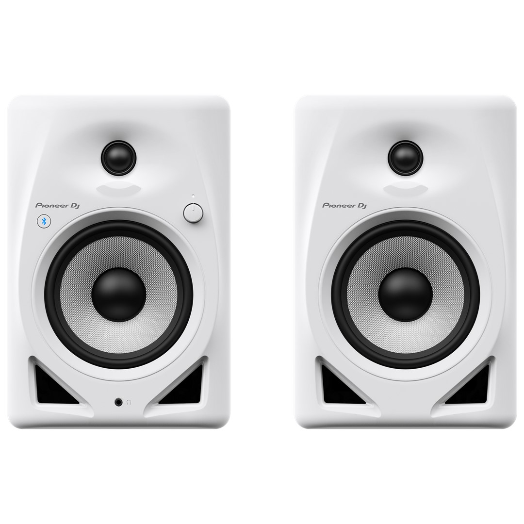 Pioneer DJ DM-50D-BT-W 5” White Desktop Monitors-Bluetooth(pair)