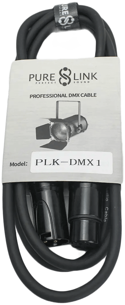 PURE LINK PLK-DMX1 DMX Lighting Cable - 1.5 Meter (XLR TO XLR)