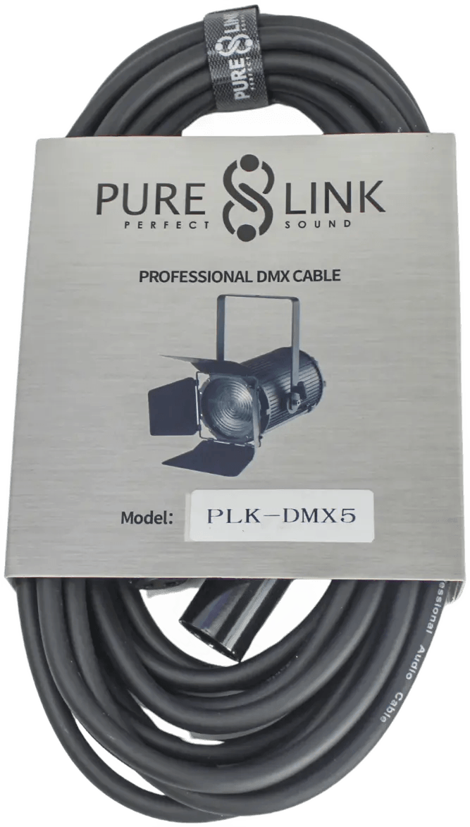 PURE LINK PLK-DMX5 DMX Lighting Cable - 5 Meter (XLR TO XLR)