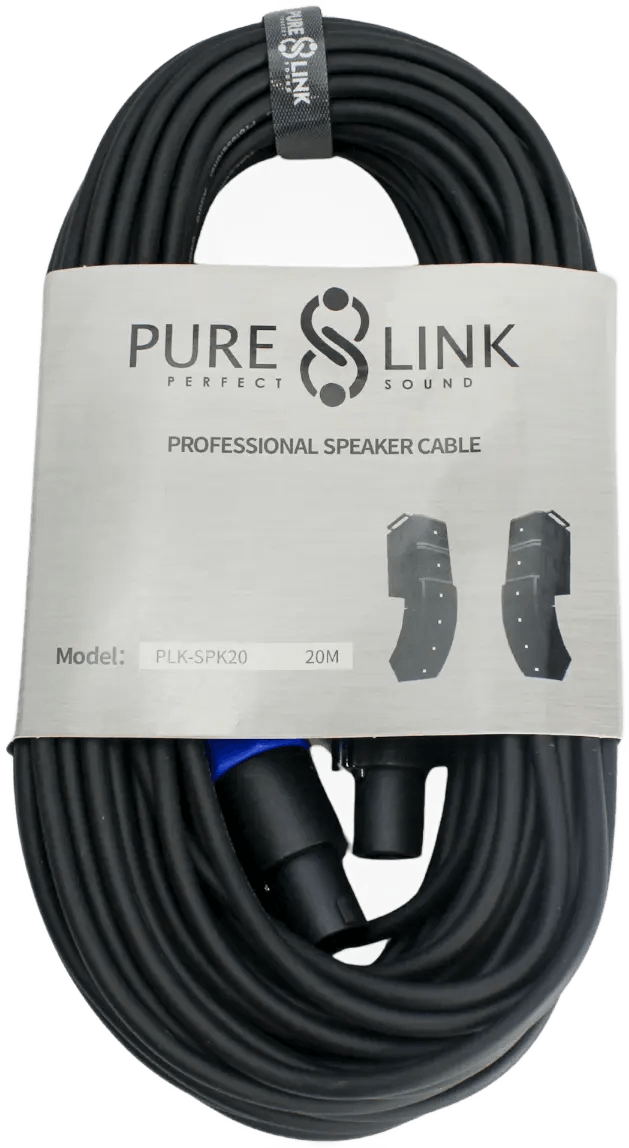 Purelink PLK-SPK20 20 Meter Speakon TO Speakon Speaker Cable