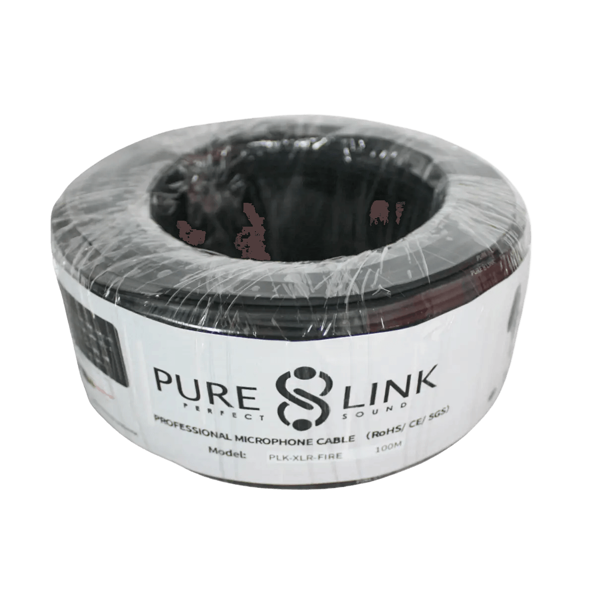 PURE LINK PLK-XLR-FIRE XLR Microphone Cable - 100 Meter (FIRE-Resistant, NO Plugs)