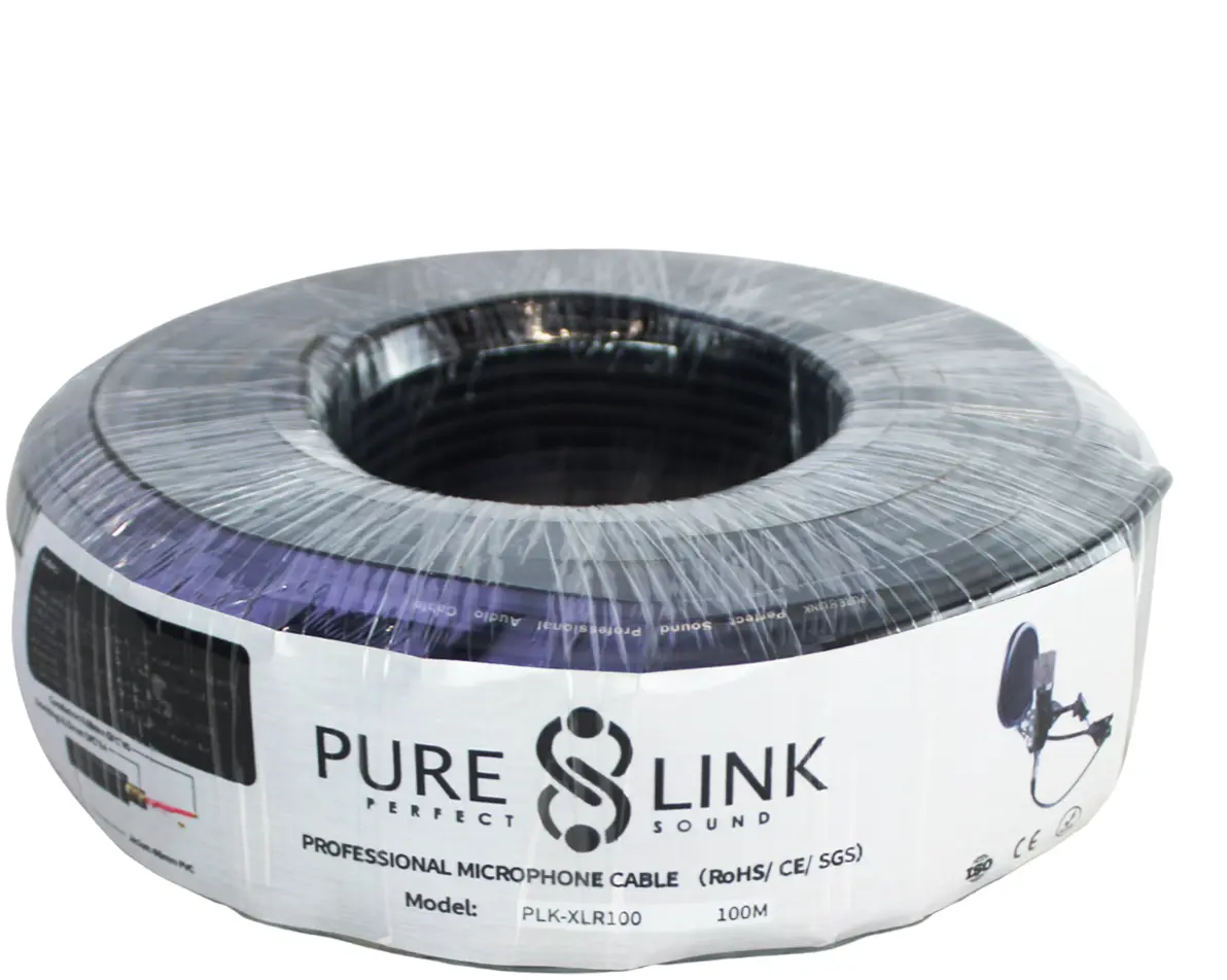PURE LINK PLK-XLR100 XLR Microphone Cable - 100 Meter (NO Plugs)