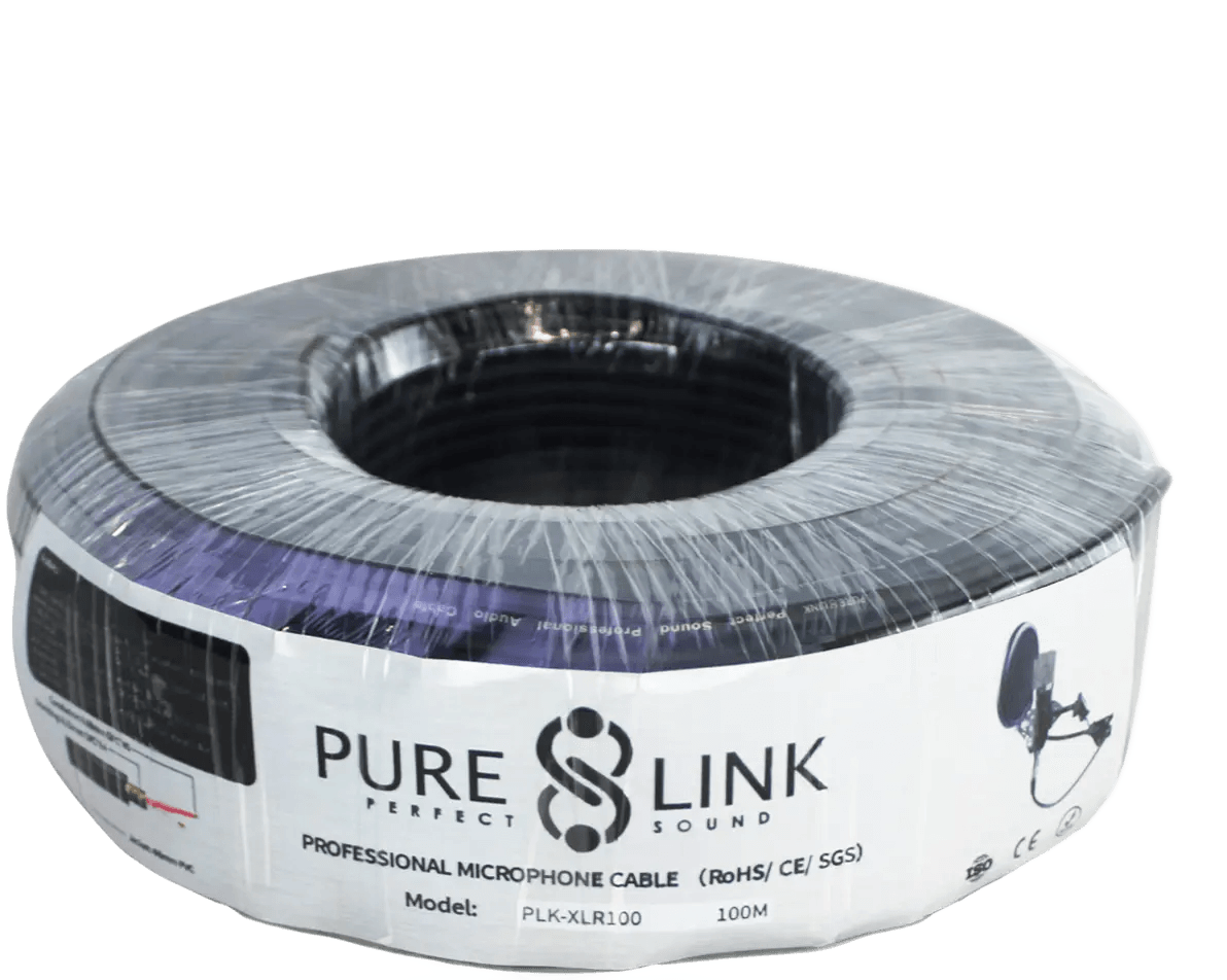 PURE LINK PLK-XLR100 XLR Microphone Cable - 100 Meter (NO Plugs)