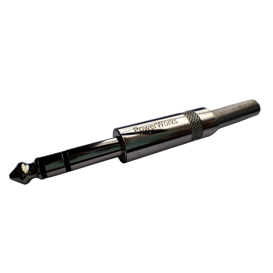 Powerworks PW-63JSS 6.35MM (RTS) Silver Stereo JACK