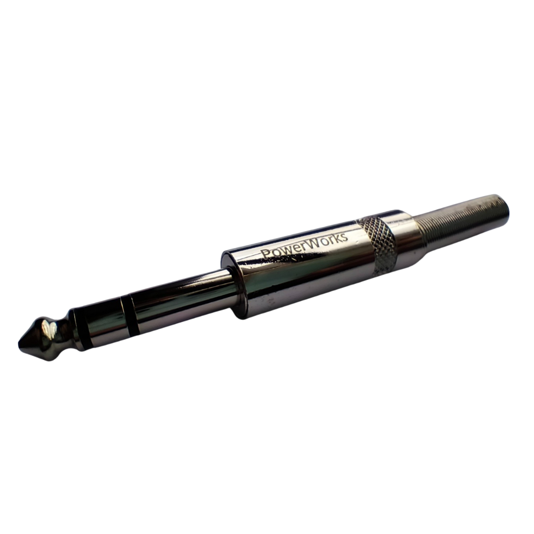 Powerworks PW-63JSS 6.35MM (RTS) Silver Stereo JACK