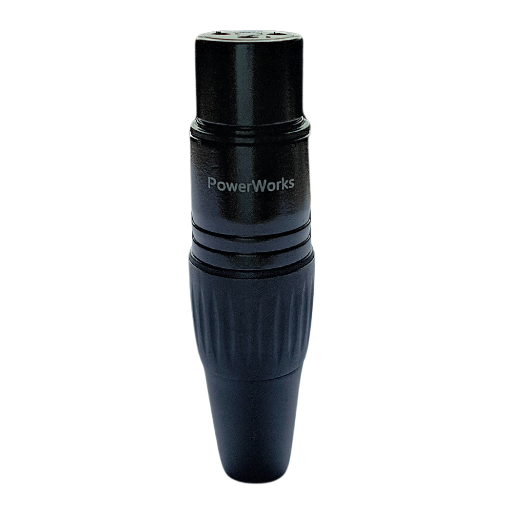 Powerworks PW-XLRF3PBK 3 PIN Female XLR Connector