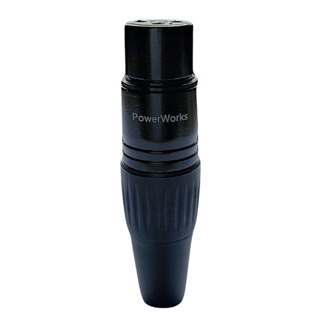 Powerworks PW-XLRF3PBK 3 PIN Female XLR Connector