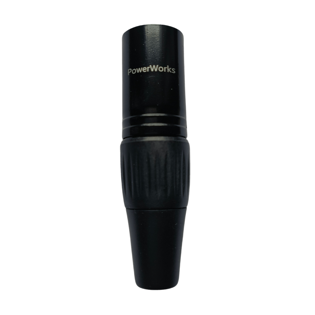 Powerworks PW-XLRM3PBK 3 PIN MALE XLR Connector