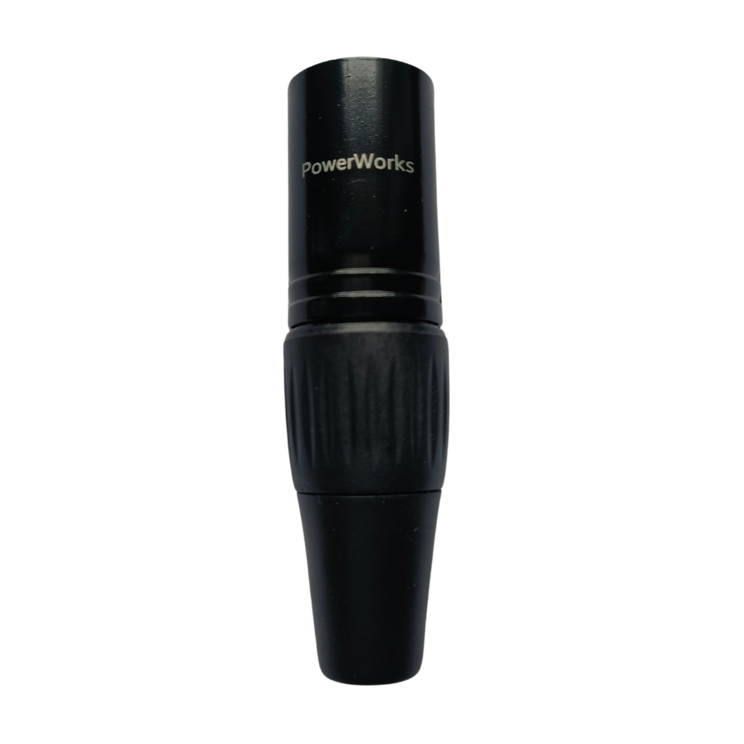 Powerworks PW-XLRM3PBK 3 PIN MALE XLR Connector