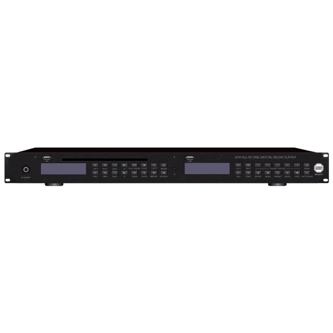 Powerworks PW-2CMP 2 Channel ALL-IN-ONE Media Player