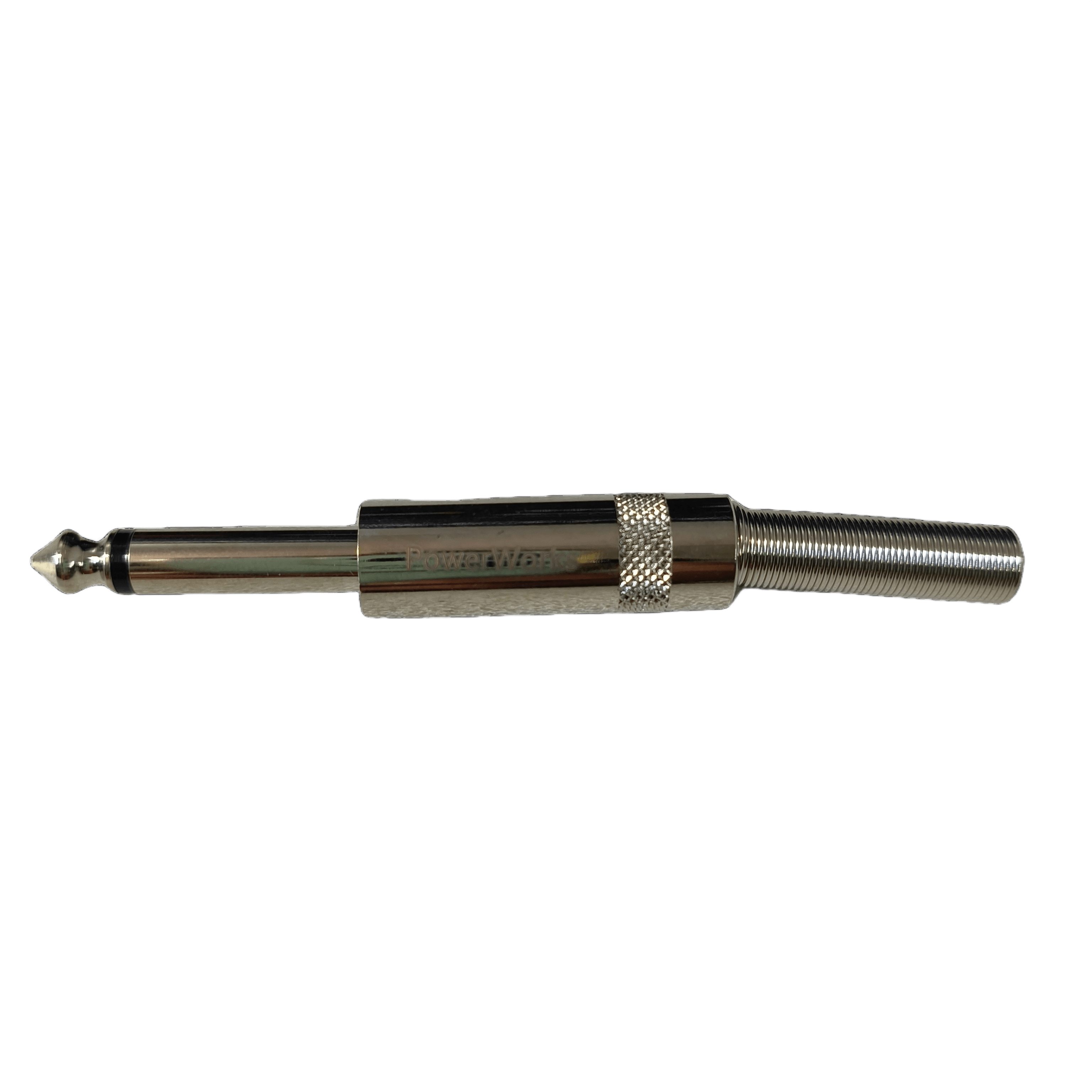 Powerworks PW-63JMS 6.35MM Silver MONO JACK Connector