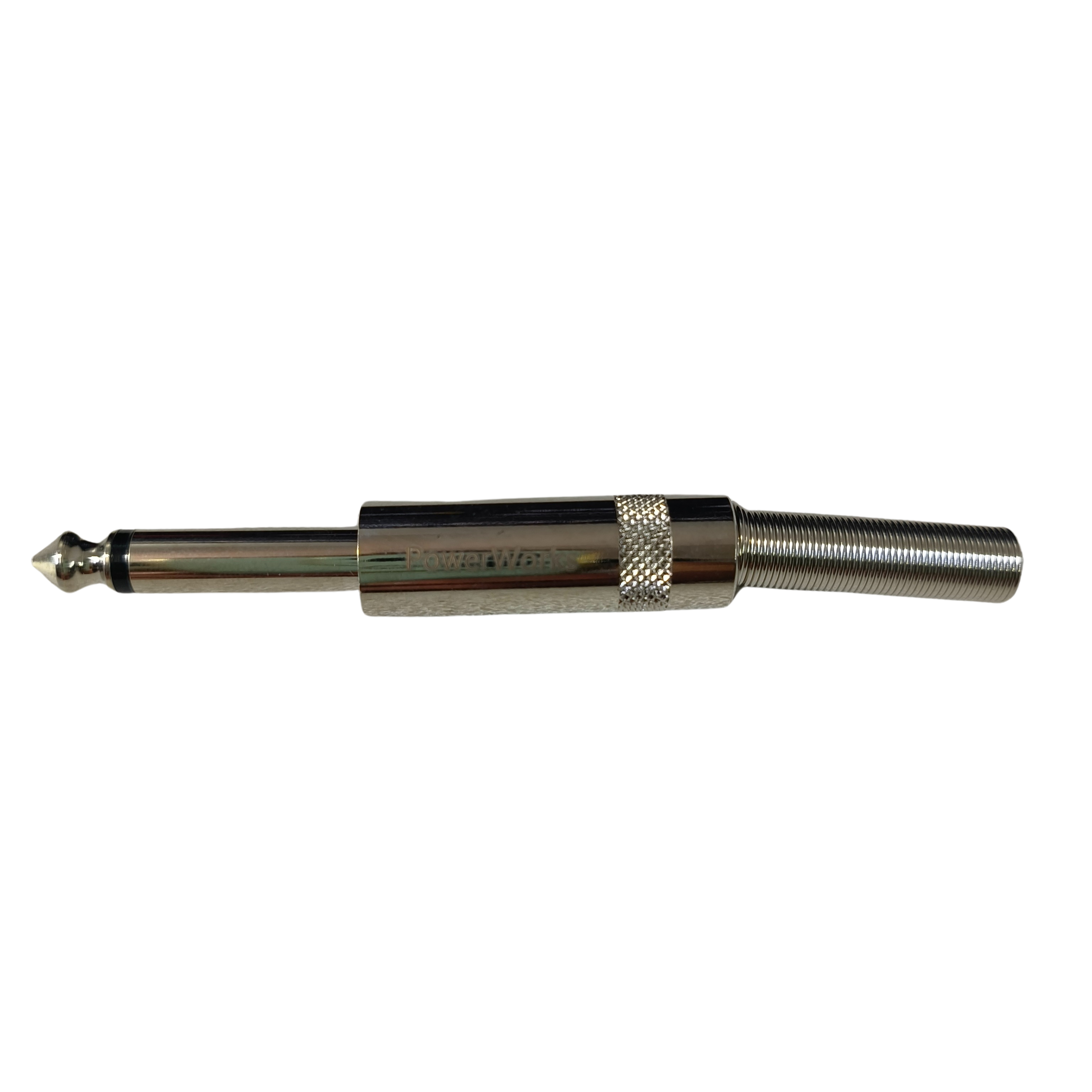 Powerworks PW-63JMS 6.35MM Silver MONO JACK Connector