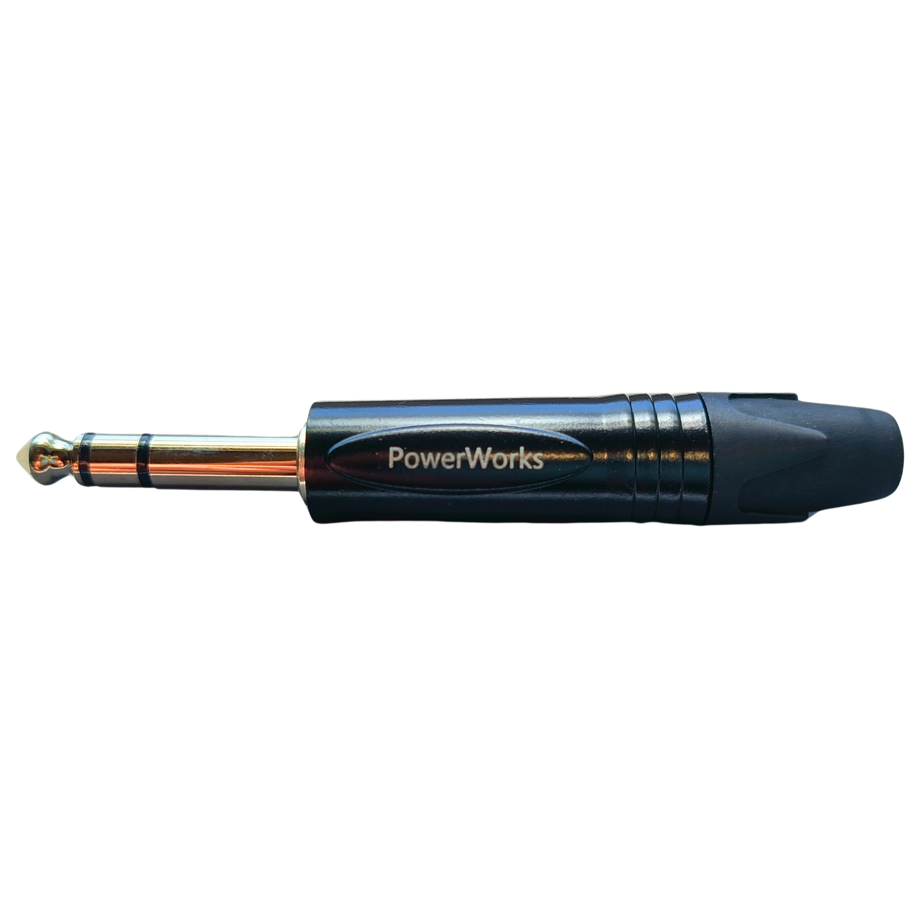 Powerworks PW-63JSBK 6.35MM Stereo JACK