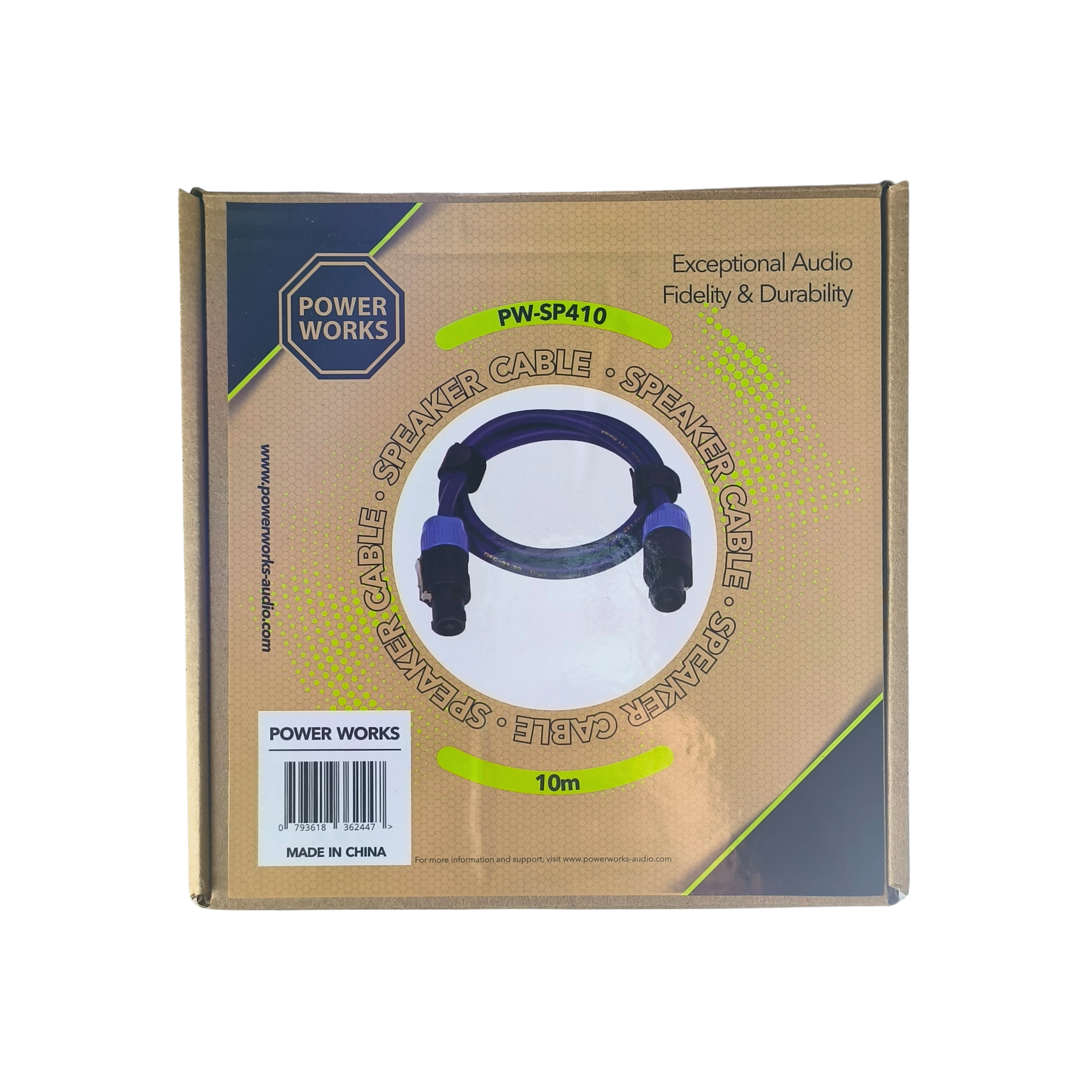 Powerworks PW-SP410 10M Speakon TO Speakon Cable