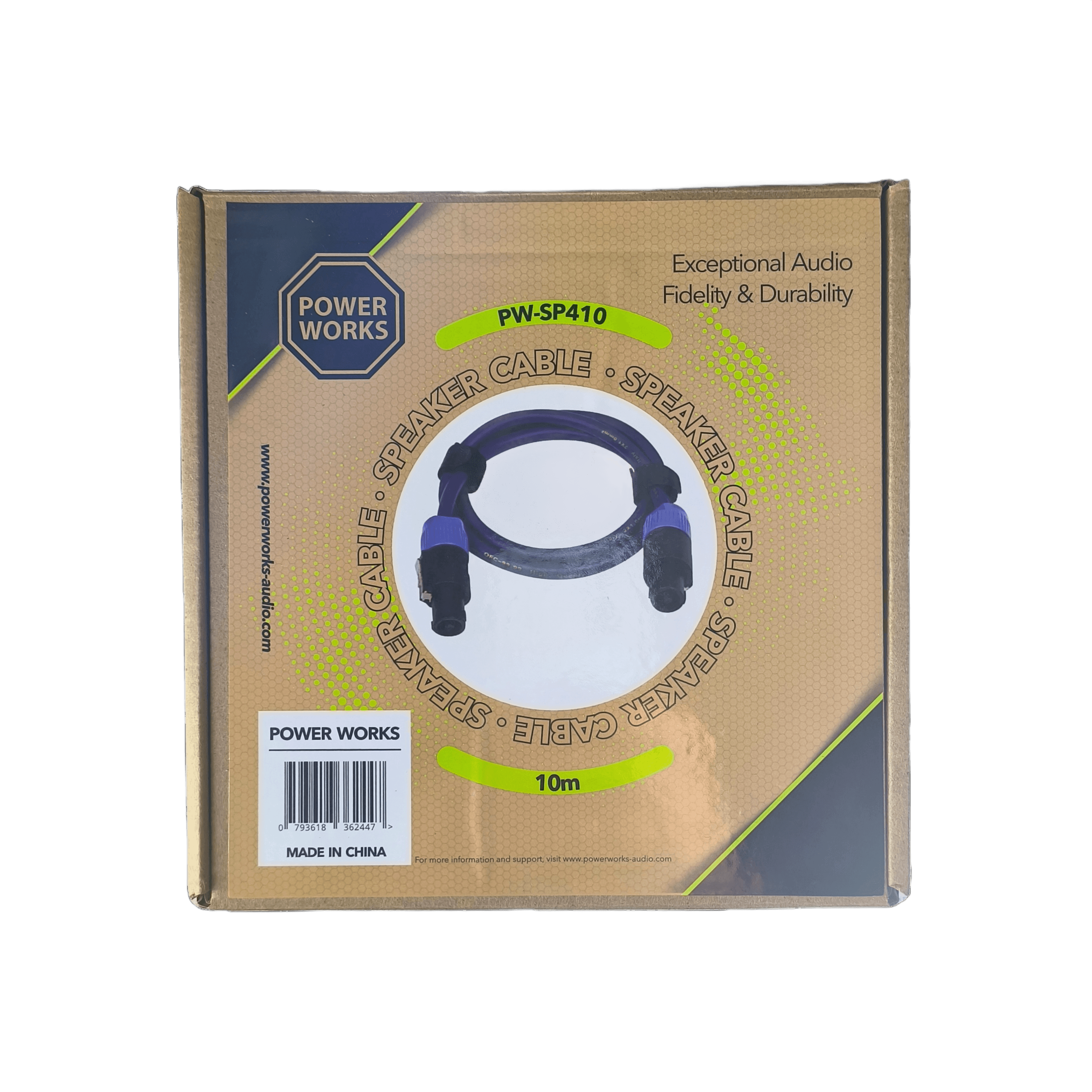 Powerworks PW-SP410 10M Speakon TO Speakon Cable
