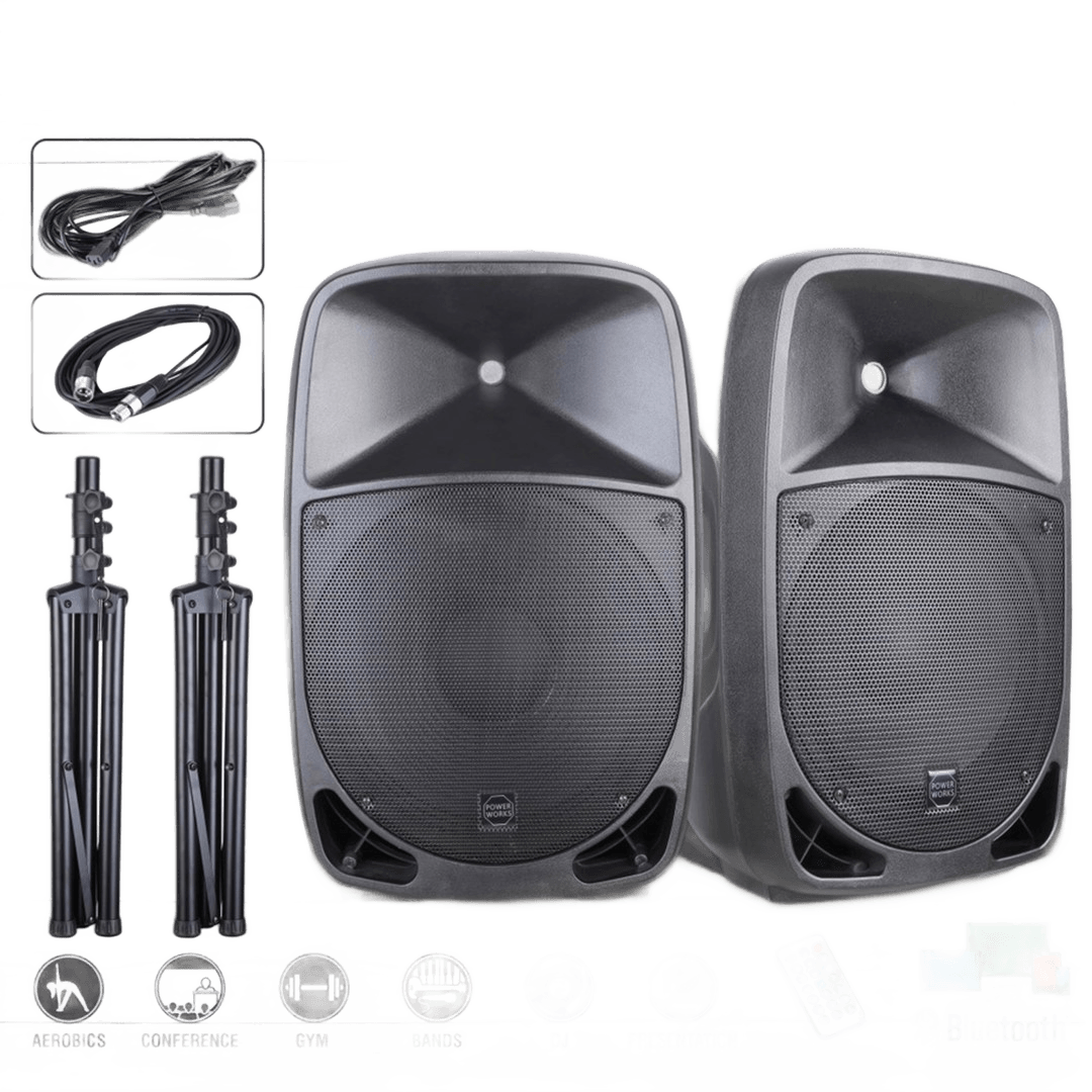 PowerWorks PWP2B-15A Active Speaker System