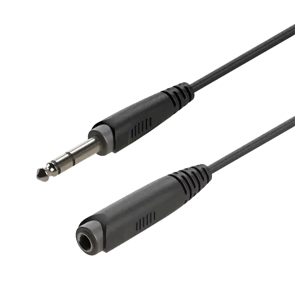 Roxtone Samurai Series Signal LEAD 6.3MM Stereo MALE  6.3MM Stereo Female 3M