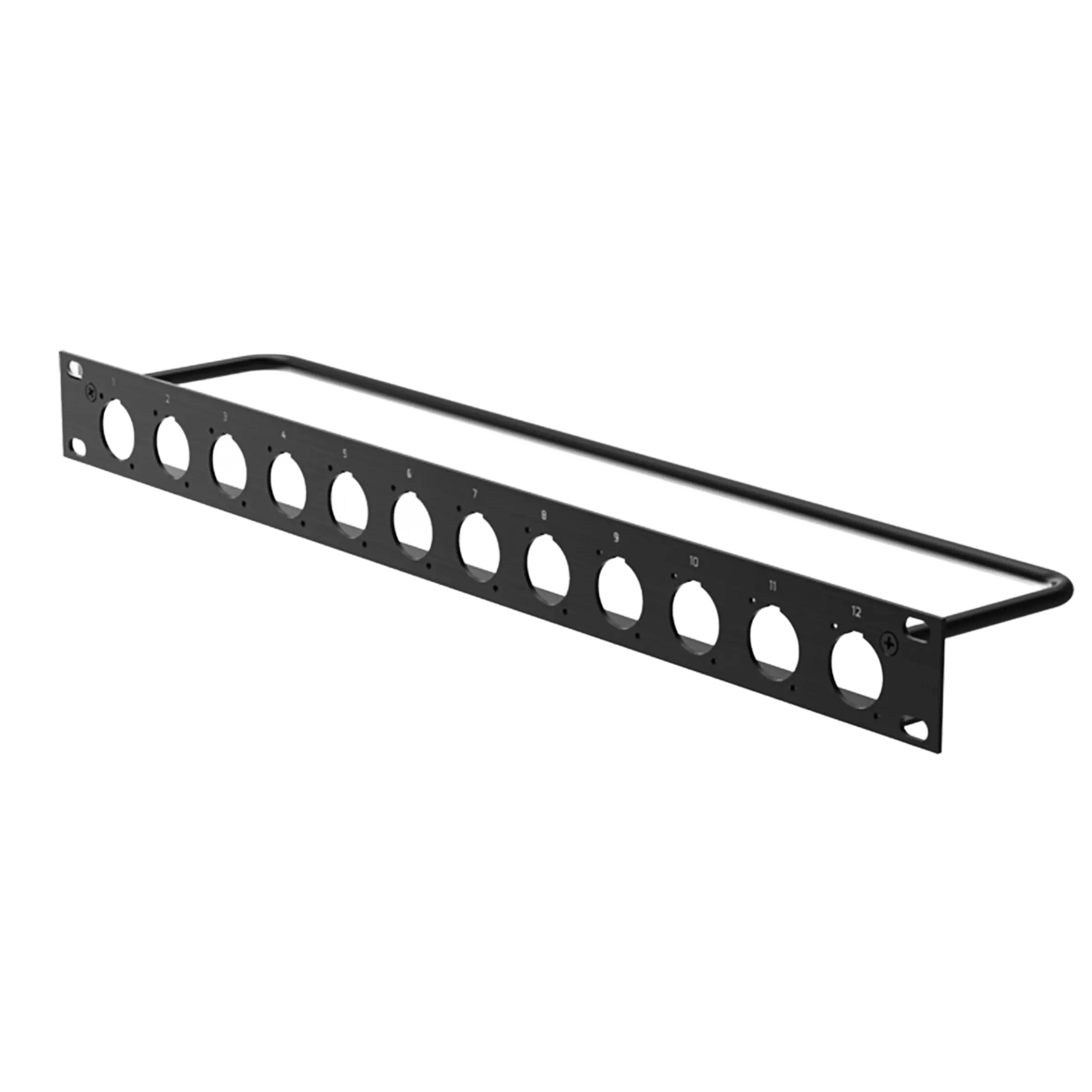 Roxtone 19” RACK Panel 12 HOLE 1U D SIZE