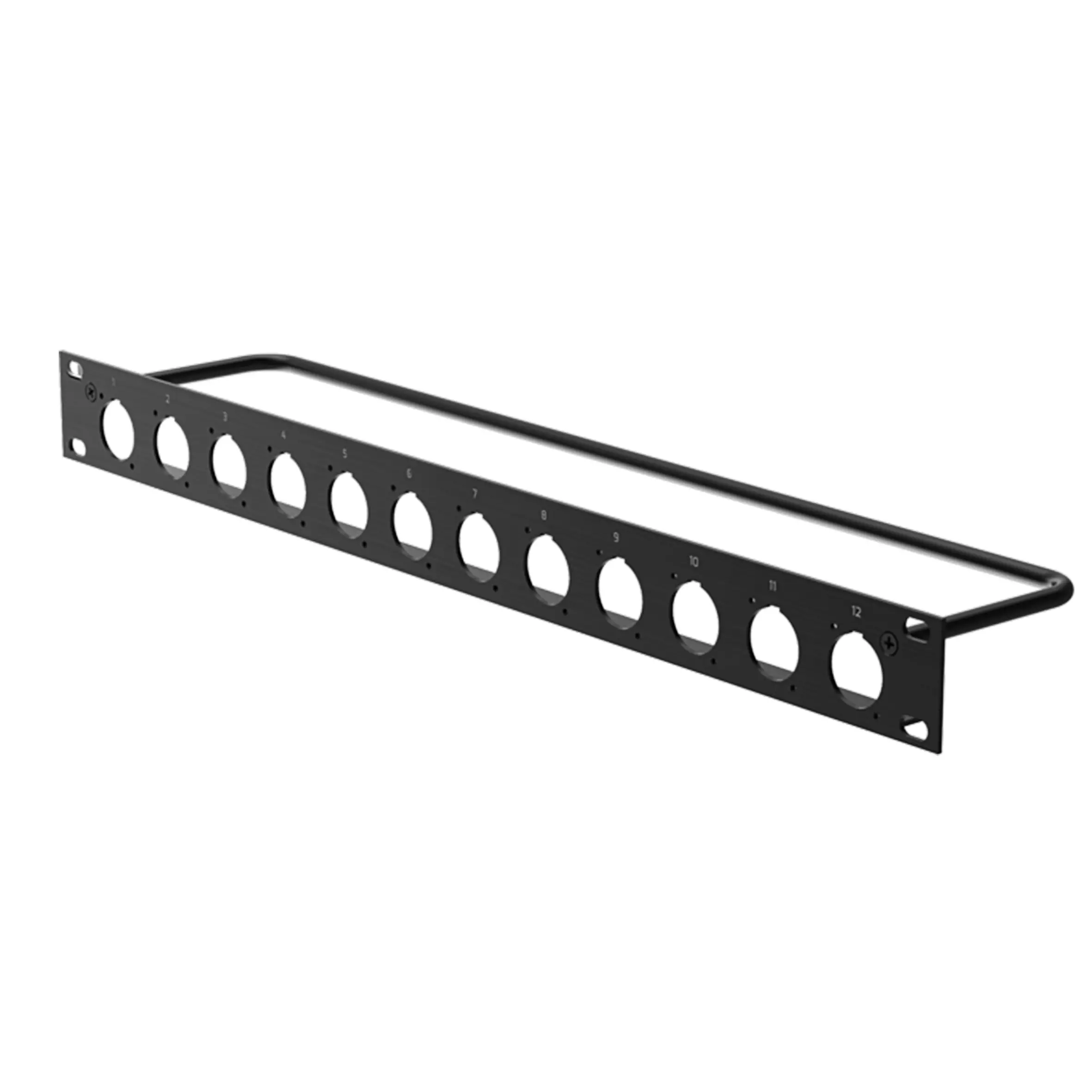 Roxtone 19” RACK Panel 12 HOLE 1U D SIZE