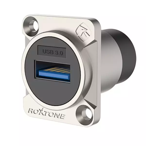 Roxtone Connector USB 3 Chassis Mount Female