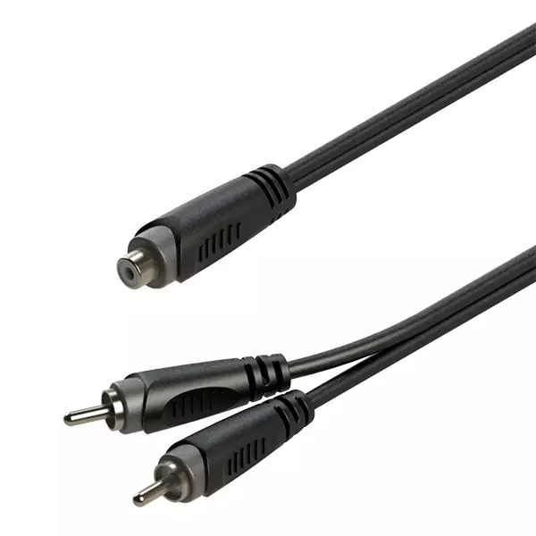 Roxtone Samurai Series Signal LEAD RCA Female 2X RCA MALE 0.2M