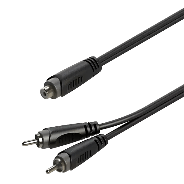 Roxtone Samurai Series Signal LEAD RCA Female  2X RCA MALE 0.2M