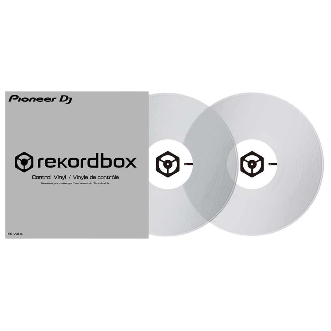 Pioneer DJ RB-VD1-CL Clear Control Vinyl (PAIR)