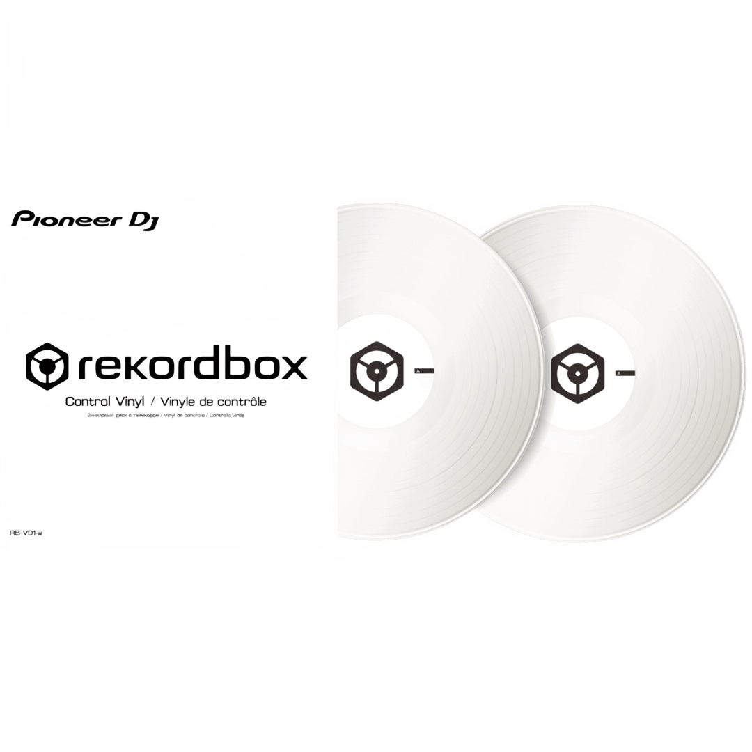Pioneer DJ RB-VD1-W White Control Vinyl (PAIR)