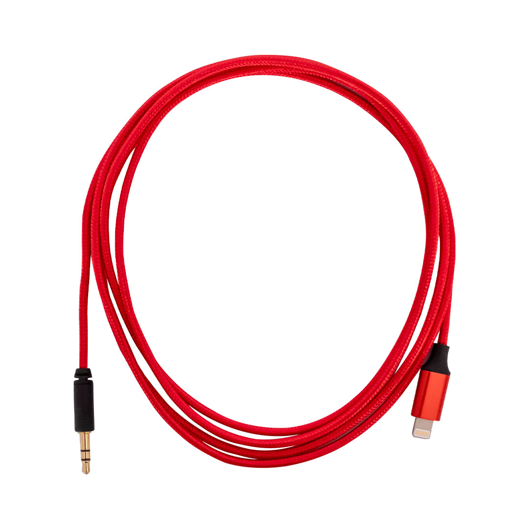 rubiQube PMIJR lightning to minijack red 1.8m