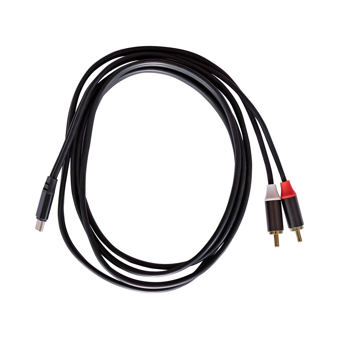 rubiQube CDRC Type C to dual RCA 1.8m