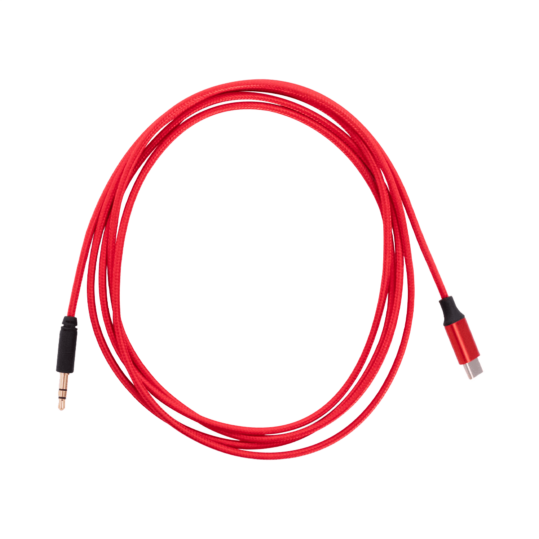 rubiQube CMIJR Type C to mini jack red 1.8m